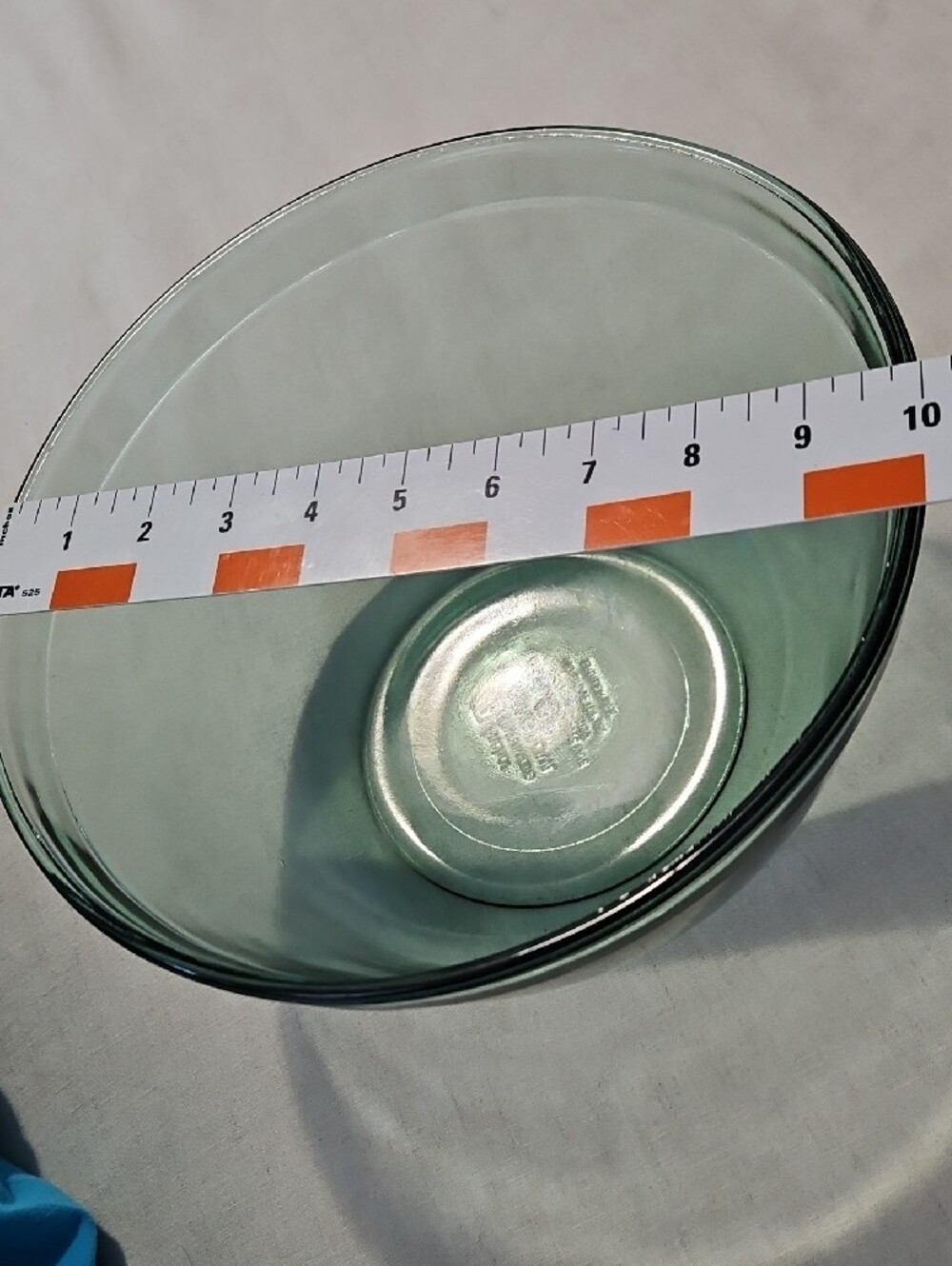 Vintage Rare Collectible Anchor Hocking Green Color Ovenware 4 Qt Mixing Bowl